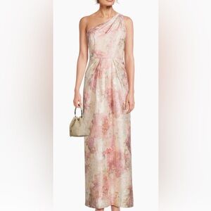 Aidan Mattox Pink Jacquard Gown NWT size 14